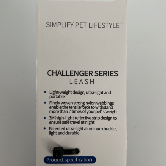 NWT Dogness Collar Size Medium and NWT Dogness M/L Leash Black and gray - Picture 12 of 14